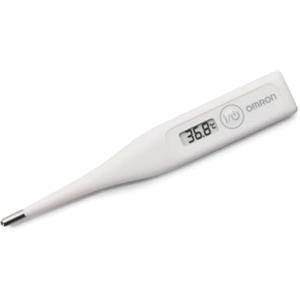 OMRON Eco Temp Basic Termometro febbre - Termometro per neonato, bebé e adulti con punta arrotondata per maggiore comfort. Termometro digitale semplice e affidabile