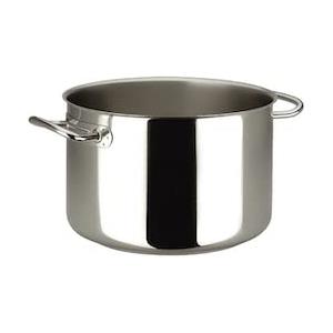 METRO Professional Pentola in acciaio inossidabile, Ø 40 cm, 30 L, adatta per induzione, argento