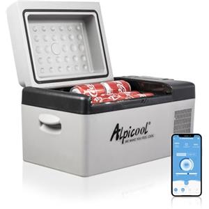 Alpicool C20 20 L Frigorifero Congelatore Portatile Frigoriferi per Auto Mini Frigo 12v per Campeggio, Viaggi, Picnic, Auto,da -20℃ a 20℃