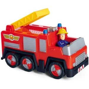 Simba Camion Jupiter 17 cm con Scala Allungabile e Personaggio di Sam il Pompiere