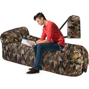 Generico Divano Gonfiabile, Poltrona Gonfiabile, Sedia Da Campeggio Resistente Ai Graffi Attrezzatura Per Trekking Viaggi Feste E Festival Di Musica