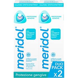 Colgate-Palmolive Meridol Collutorio Bipacco 2 x 400 ml - Protezione Gengive, Combatte Irritazione e Placca Batterica