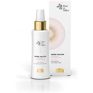 Helan, Fior di Talco, Acqua Profumata Donna Spray, Idratante e Rinfrescante per Pelle Morbida e Nutrita - Acqua Talcata Viso e Corpo con Acido Ialuronico e Aloe Vera per un Effetto Levigato, 100 ml