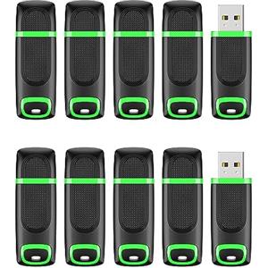 KEXIN 10 Pezzi Chiavetta USB 16GB KEXIN Chiavette USB 16 GB Pennetta USB Pen Drive Memoria Flash Unità con Cap