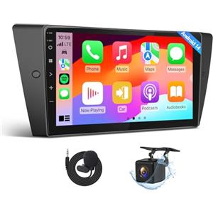 Eonon 9 Pollici Android 14 per BMW 3 E90 E91 E92 E93 (2005-2013) GPS CarPlay Android Auto Specchio Schermo Bluetooth WiFi Radio USB EQ DSP Telecamera Posteriore Autoradio E90X7