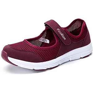 Kauson Scarpe da Ginnastica Donna di Estate Casual Stringate Tennis Piattaforma Running Dimagrante Sneakers Fitness Sportive Zeppa Outdoor Scarpe Passeggio
