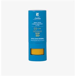 Bionike Defence Sun 50 Stick Zone Sensibili - Protezione SPF 50 per Labbra, Naso e Orecchie, 9 ml