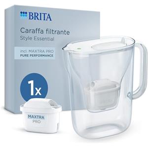 BRITA caraffa filtrante MAXTRA Style Essential, 1x filtro Pure Performance