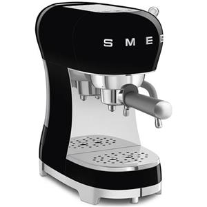 Smeg - Macchina da Caffè ECF02BLEU Espresso Manuale 50's Style Capacita 1,1L Potenza 1350W Colore Nero - SPEDIZIONE GRATUITA