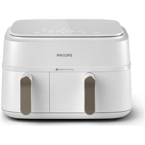 PHILIPS Friggitrice ad aria a doppio cestello serie 3000 NA353/19 9L - Bianco