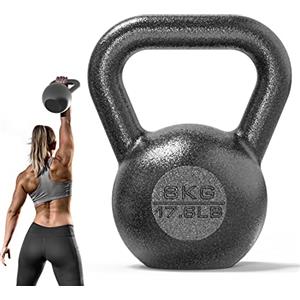 PROIRON Kettlebell ghisa Peso 8kg per Palestra Domestica Esercizi Fitness addestramento, potenziamento Muscolare (8kg)