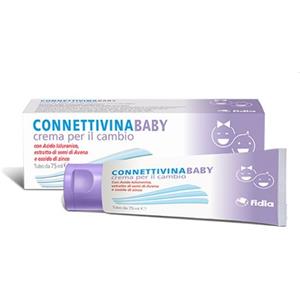Connettivina Baby Crema Cambio 75g - Crema Lenitiva con Acido Ialuronico per la Pelle Delicata dei Bambini