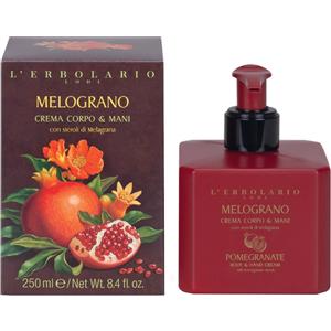 L'Erbolario Melograno Crema Corpo e Mani 250ml - Idratante, Nutriente e Profumata