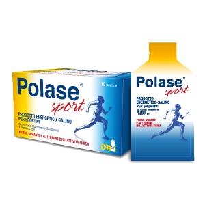 Polase Sport - Integratore Energetico Salino con Magnesio e Potassio, 10 Bustine al Gusto Arancia