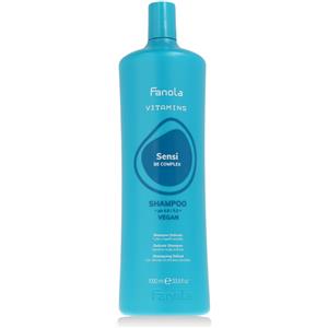 Fanola Vitamins Sensi Shampoo 1000 ml - Shampoo Delicato per Capelli e Cuoio Capelluto Sensibili, Senza SLS/SLES