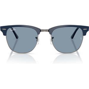 Ray-Ban Occhiali da Sole RB3016 687956 Clubmaster Blu Gunmetal/Blu Unisex