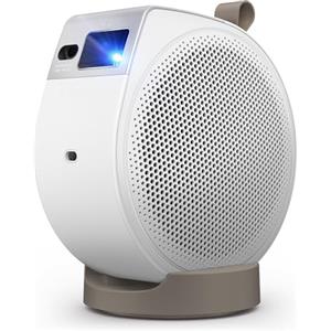 BenQ Proiettore portatile da soffitto BenQ GV32 1080p, 500 ANSI Lumen LED, Google TV con licenza Netflix, HDR10 con 95% Rec.709, WiFi & Bluetooth, altoparlante Woofer profondo