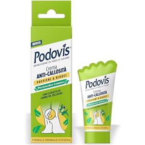 Podovis, Crema Riduci e Previeni Callosità - Crema Calli , Doppia Azione Contro le Callosità, per gli Ispessimenti della Pelle, Risultati Visibili in 3 Giorni, 60 ml