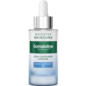 Somatoline Cosmetic Skincure Booster Antirughe 30 ml - Trattamento Concentrato con Acido Ialuronico Puro al 2% per Pelle Levigante, Rimpolpante e Idratante