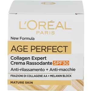 L'Oréal Paris Age Perfect Collagen Expert Crema Viso Giorno Anti-Età SPF30 50 ml - Rassodante per Pelli Mature con Peptidi di Micro-Collagene