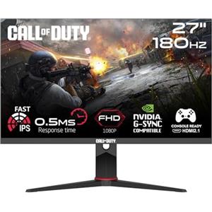 GAMEON Twisted Minds GAMEON CALL OF DUTY Monitor Gaming 27" FHD 1920x1080p IPS 180Hz 0.5ms VRR PS5 Nero