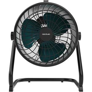 Cecotec Ventilatore da Pavimento Industriale Proindustry Flowcannon. 150W, Carcassa Metallica, 3 Velocità, 1300RPM, Flusso Aria 4800m³/h, Griglia Protettiva, Design Stabile, Inclinazione Regolabile