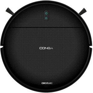 Cecotec Robot Aspirapolvere Conga M10. Navigazione Giroscopica Ordinata, 2000Pa Pressione di Aspirazione, Autonomia 120 Minuti, Sensori Anticaduta e 2 Spazzole Laterali, Design Compatto, App Control
