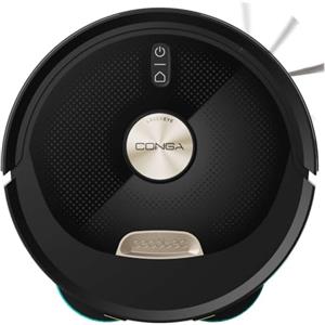Cecotec Robot Aspirapolvere e Lavapavimenti con IA Conga M100 Spin AI. Intelligenza Artificiale, 20000Pa, Spazzola in Silicone Antigroviglio, Mop Rotanti, Autonomia fino a 220m², Controllo App 3.0
