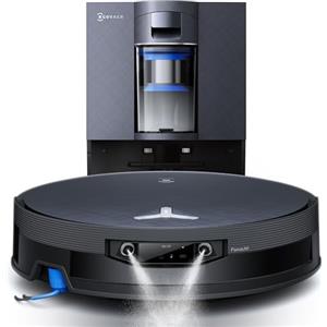 ECOVACS X12 OMNICYCLONE Robot Aspirapolvere Lavapavimenti, BLAST e 22.000 Pa, FocusJet anti-macchie, PowerBoost ultrarapido, OZMO ROLLER 3.0, rullo smart esteso, sollevamento, PureCyclone 2.0