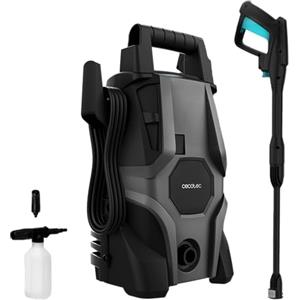 Cecotec Idropulitrice Elettrica ad Alta Pressione per Casa, Giardino o Auto HydroBoost 1400 X-Treme. 1400 W, 105 Bar, 408 L/h, Bottiglia Sapone, Pompa Alluminio, 9m