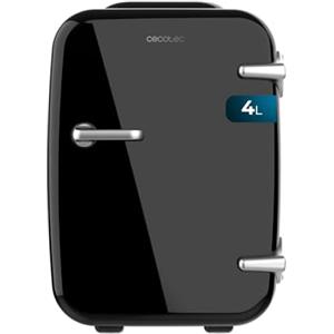 Cecotec Mini Frigorifero Bolero MiniCooling 4L Habana Black, 12V-220V, Compatibile con auto e roulotte, Funzione di raffreddamento e riscaldamento, Intervallo di temperatura 5-65°C, Trasporto facile