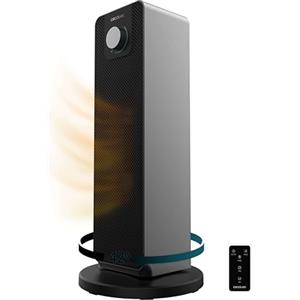 Cecotec Termoventilatore Ceramico a Piantana ReadyWarm 2000 Max Ceramic Rotate, 2000 W, Oscillazione, 3 Modalità di Funzionamento e Termostato Regolabile