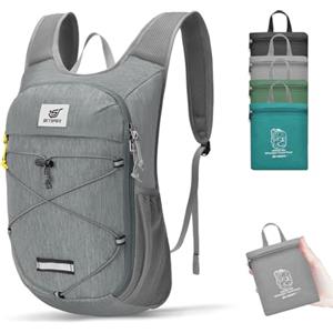 SKYSPER Zaino Trekking 10L, Zainetto Ultraleggero Pieghevole Piccolo Zaino per Uomo Donna Zaino da Trekking per Viaggio Escursoione Gita Bici