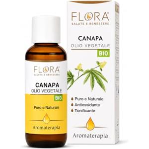 FLORA Olio Vegetale di Canapa BIO-COSMOS 50 ml