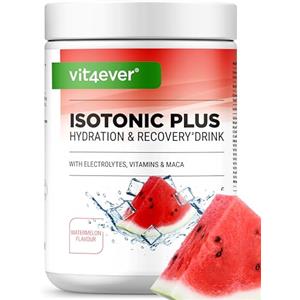 Vit4ever Isotonic Plus Drink - 1050 g Bevanda isotonica in polvere - con carboidrati, elettroliti, vitamine e maca - formula di idratazione e recupero - (Watermelon)