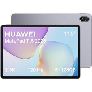 HUAWEI MatePad 11.5 2025 Tablet, Display FullView da 2.5K e 120 Hz che Garantisce Comfort Visivo, 8+128GB, Batteria de 10,100 mAh, Ricarica Rapida a 40 W, Quattro Altoparlanti