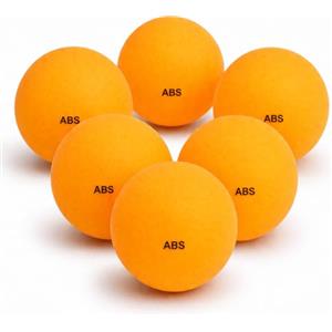 PinoLab Palline Ping Pong 40 mm ABS Professionali Set 6 Pezzi - Rimbalzo Costante, Palline Tennis Tavolo per Allenamento e Partite Indoor (Bianco o Arancio)