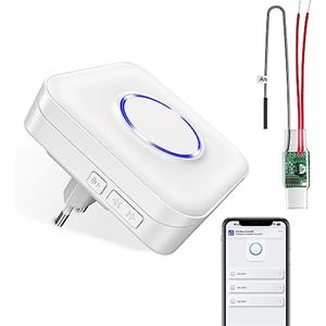 BITIWEND Inoltro del segnale radio WiFi, set di espansione per campanello e gong, convertitore radio 3 - 24 V AC/DC, compatibile con app per smartphone per suono/citofono esistenti