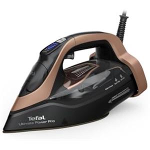 Tefal Ultimate Power Pro FV9E50 Dampfb?geleisen, 3200W, 300g/min Boost, Schwarz/Kupfer (FV9E50)