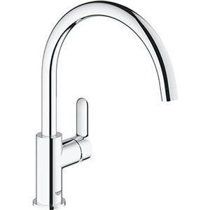 Grohe 31367000 Bauedge Miscelatore Monocomando Lavello, Cromo, (Vecchio Modello)
