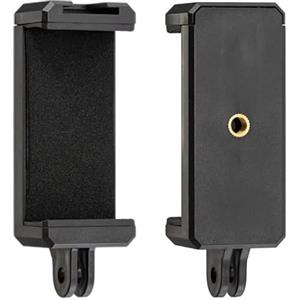 Panlouting Supporto per Treppiede per Telefono Cellulare con Interfaccia Action Camera per GoPro Selfie Stick Monopiede Accessori Montaggio per Bici | Supporto per Cellulare con Foro per Vite 1/4