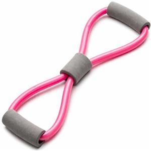 PinoLab Elastico Fitness con Impugnature - Banda Elastica Allenamento Casa e Palestra, Attrezzo Fitness Total Body per Gambe, Glutei, Braccia e Addome, Elastico Pilates Uomo Donna