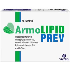 Meda Pharma ArmoLipid Prev - Integratore per il Controllo di Colesterolo e Trigliceridi in Compresse da 20