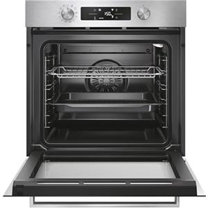 Candy Bake 800 CA6 N3B1HTX, Forno da incasso, Elettrico, Capacità 78L, 6 livelli di cottura, 11 funzioni, Funzione Pizza, Connesso, 59,5x59,5x54,8 cm, Acciaio Inox, [Classe efficienza energetica A++]