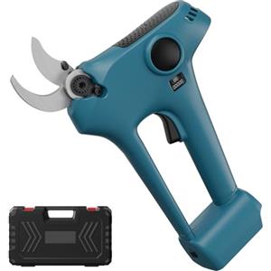 BITOON Cesoie da potatura senza fili per Makita 18 V, forbici elettriche da giardino con lama in acciaio al carbonio SK5 da 30 mm e display LCD (batteria non inclusa)