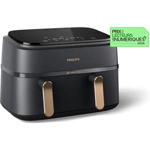 Philips 3000 series Airfryer doppio cestello, friggitrice ad aria da 9.0L, 12 metodi di cottura, App per ricette NA352/00