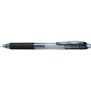 Pentel Roller A Scatto Energel X BLN 104 - Punta 0,4 mm - Nero - Design Giovane con Grip Antiscivolo