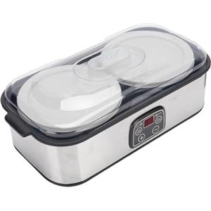 Elprico Yogurtiera, Macchinetta per Yogurt Digitale da 2 Litri con Tempo Regolabile e Controllo Automatico della Temperatura, per Lotti più Grandi, Promuove la (Spina europea 220 V)