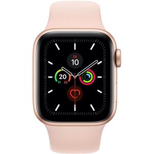 Apple Watch Series 5 (2019) | 40 mm | Alluminio | GPS + Cellular | oro | Cinturino Sport rosa