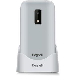 Beghelli Telefono Salvavita per Anziani, Salvalavita Phone SLV30N-GPS Plus Ecodesign - Telefono Tasti Grandi e Pulsante di Emergenza SOS, Sistema di Allarme, per Anziani e Disabili, GPS/Wi-Fi (Grigio)